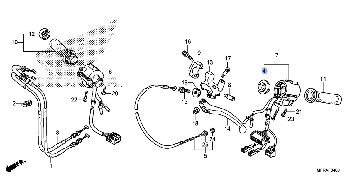 Honda OEM part 17962-MFE-A40