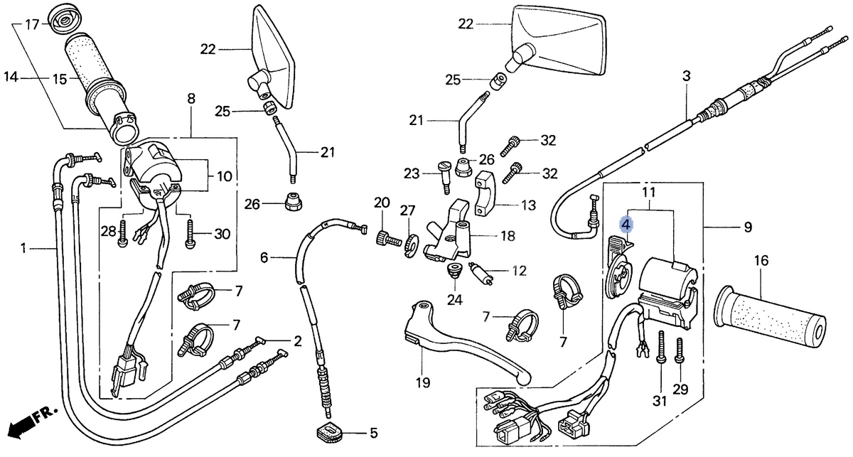 Honda OEM part 17962-MZ0-671