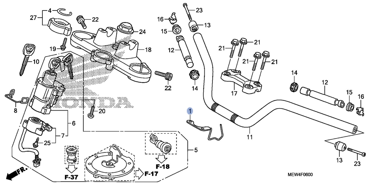 Honda OEM part 17970-MEW-920