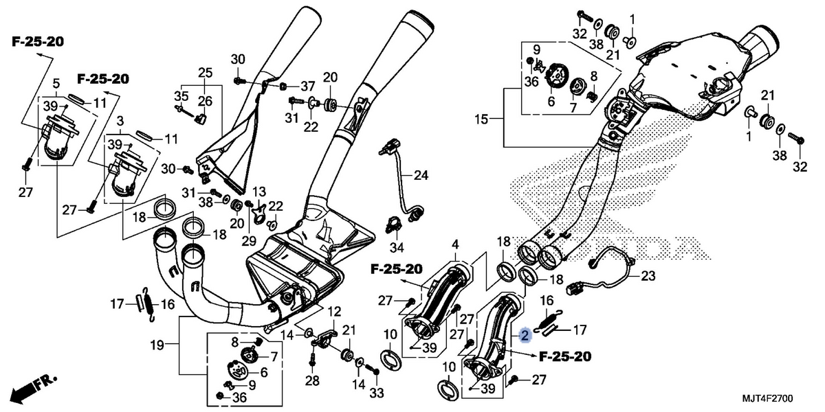 Honda OEM part 18110-MJT-A00