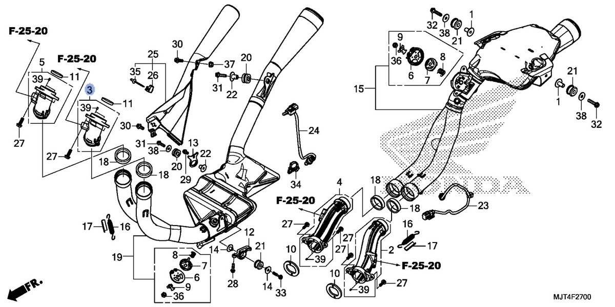 Honda OEM part 18120-MJT-A00