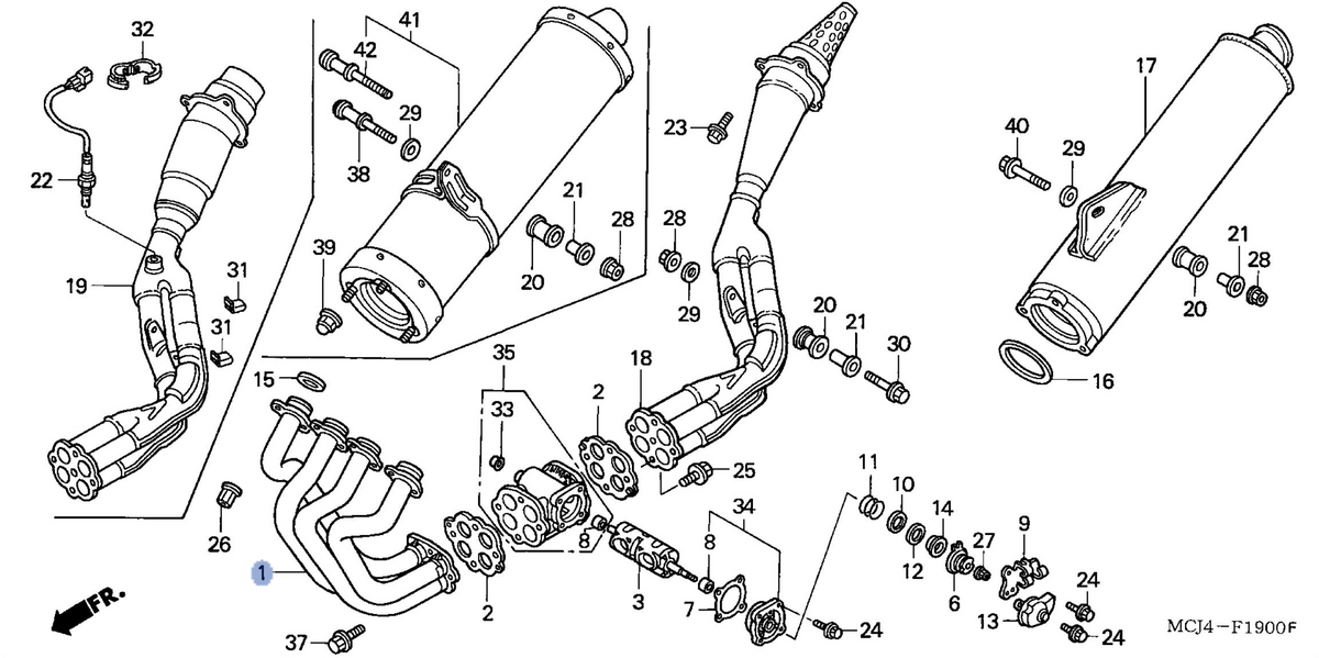 Honda OEM part 18150-MCJ-751
