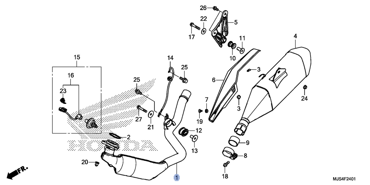 Honda OEM part 18150-MJS-A41