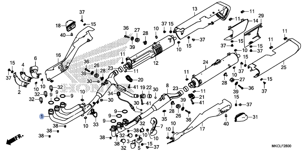 Honda OEM part 18150-MKC-A11