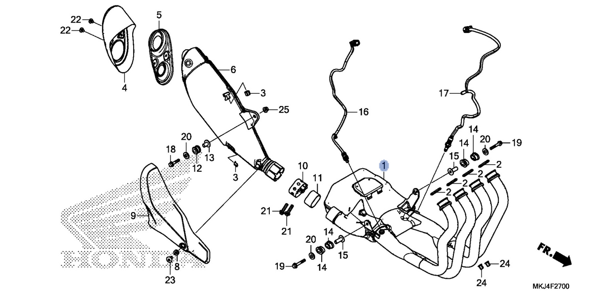 Honda OEM part 18150-MKJ-D01