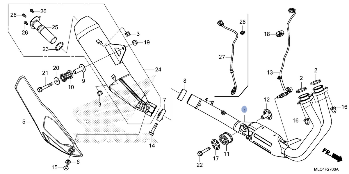 Honda OEM part 18150-MLC-D30