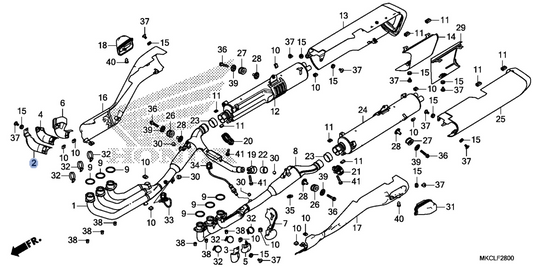 Honda OEM part 18151-MKC-A10