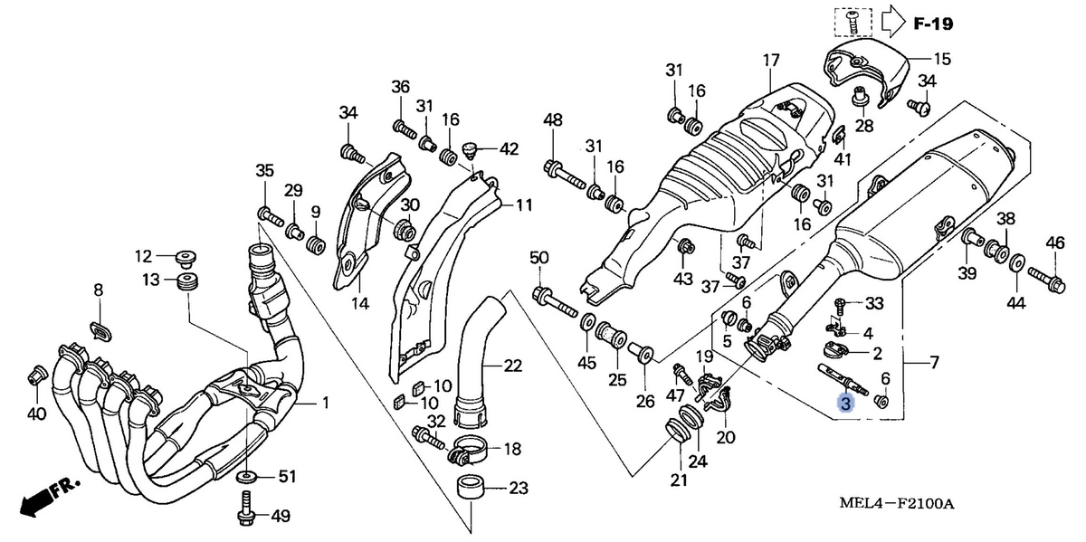 Honda OEM part 18177-MEL-000