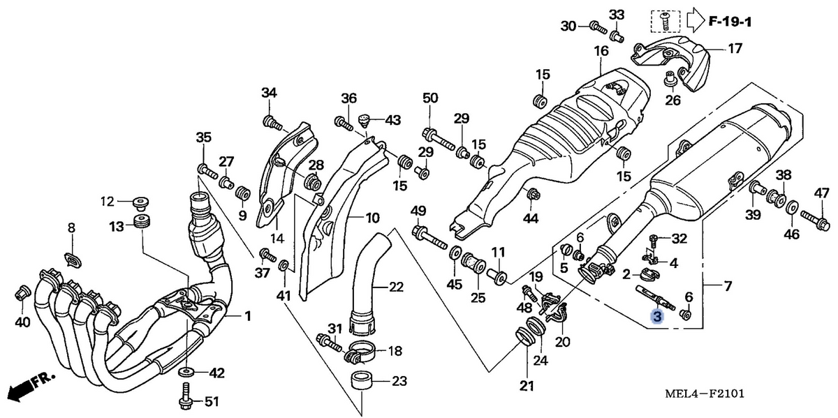 Honda OEM part 18177-MEL-D20