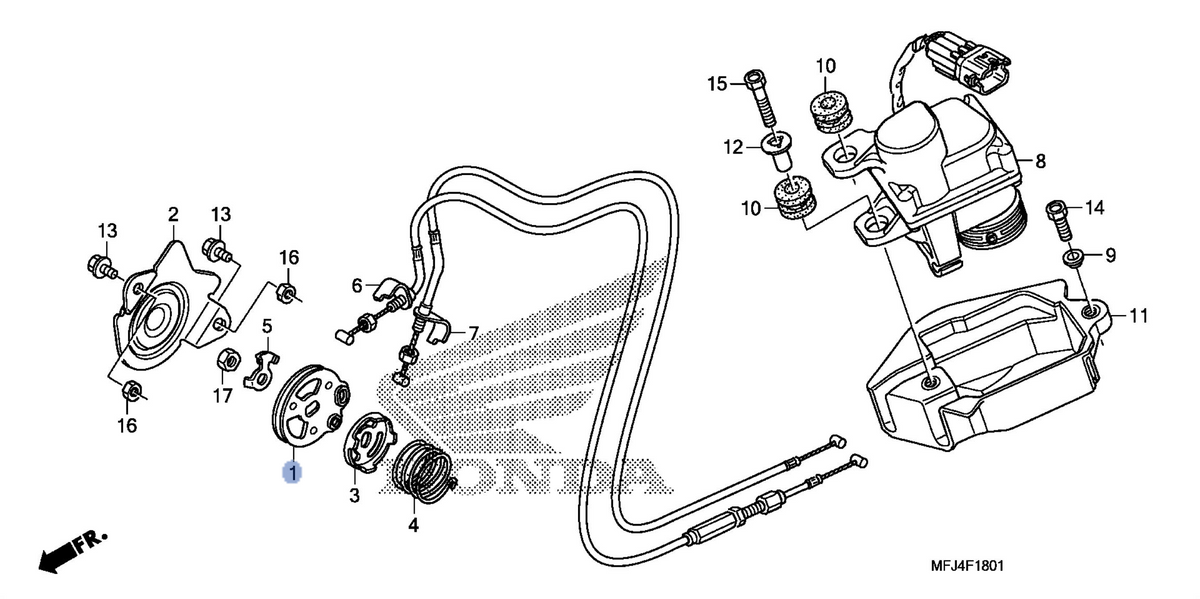 Honda OEM part 18180-MFJ-A40