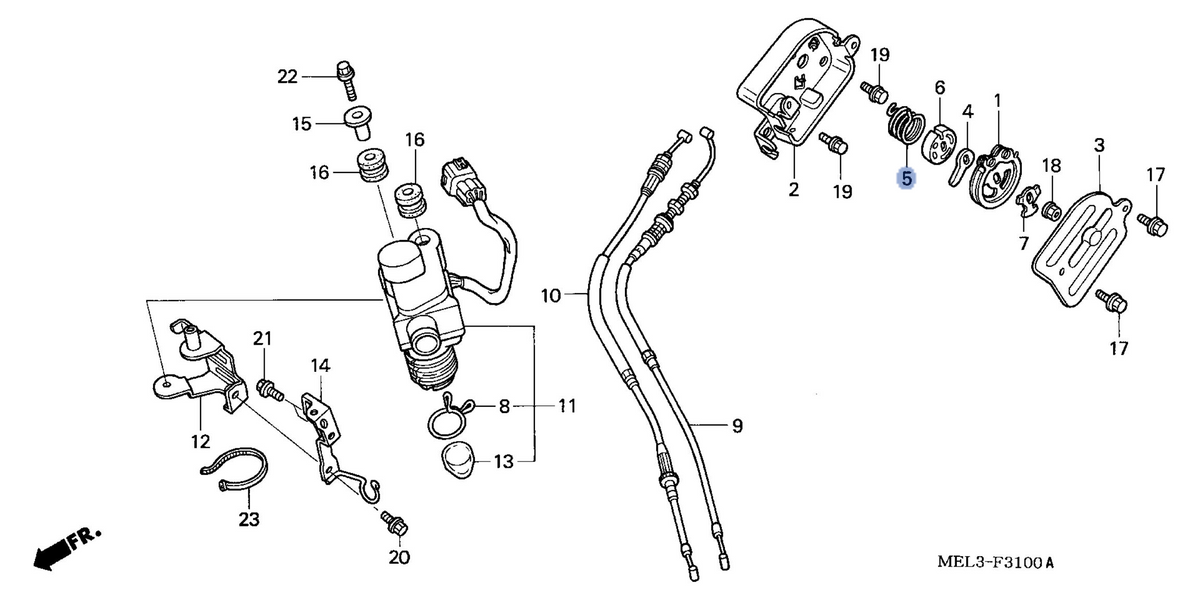 Honda OEM part 18186-MEL-000