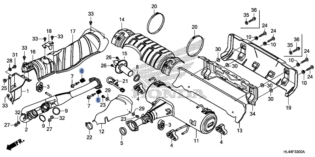Honda OEM part 18230-HL4-A00