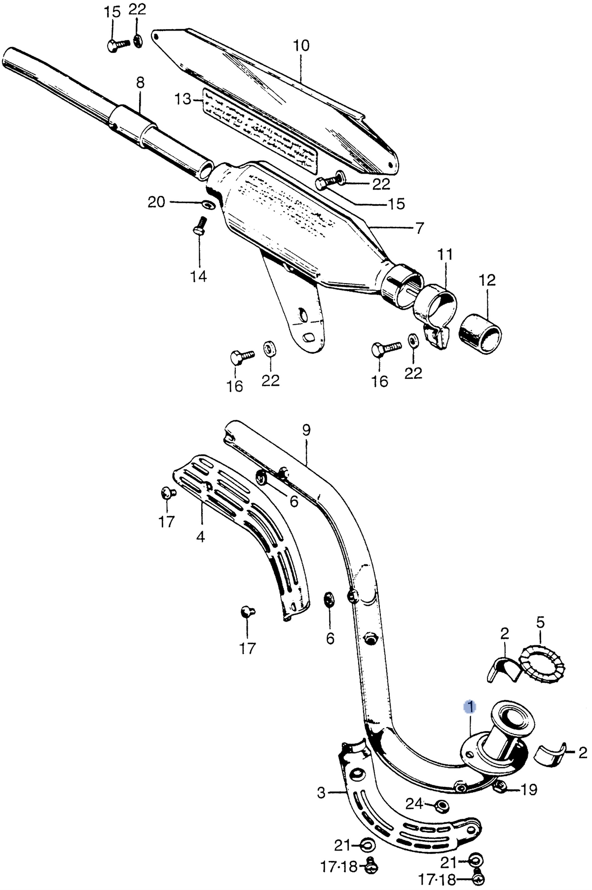 Honda OEM part 18231-040-000