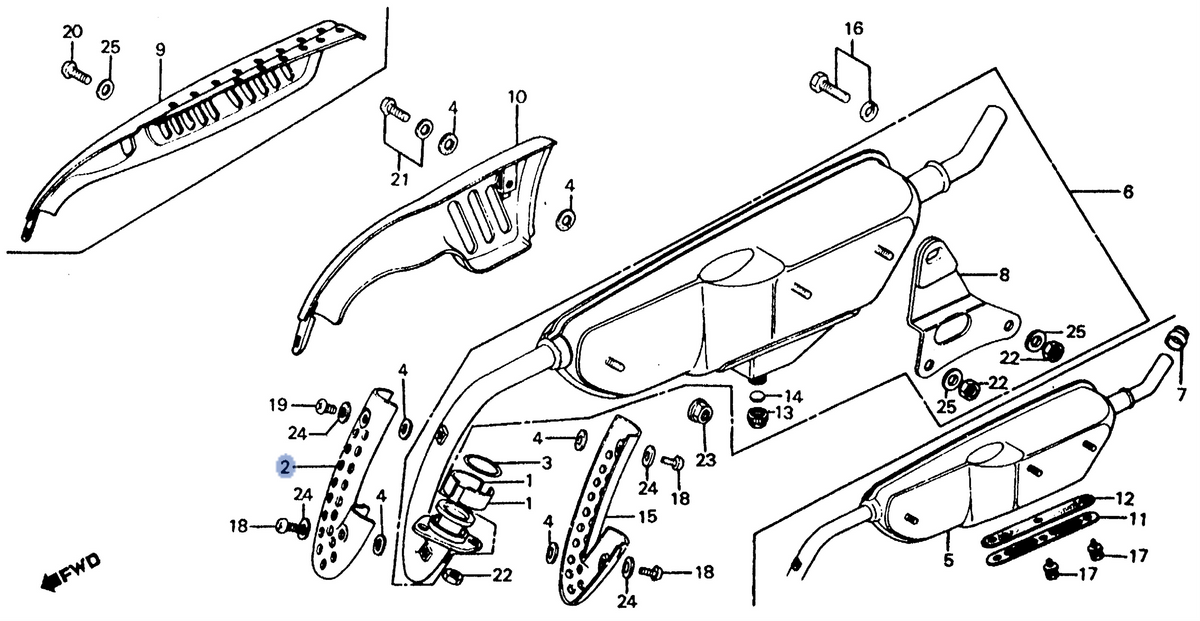 Honda OEM part 18240-165-600ZA