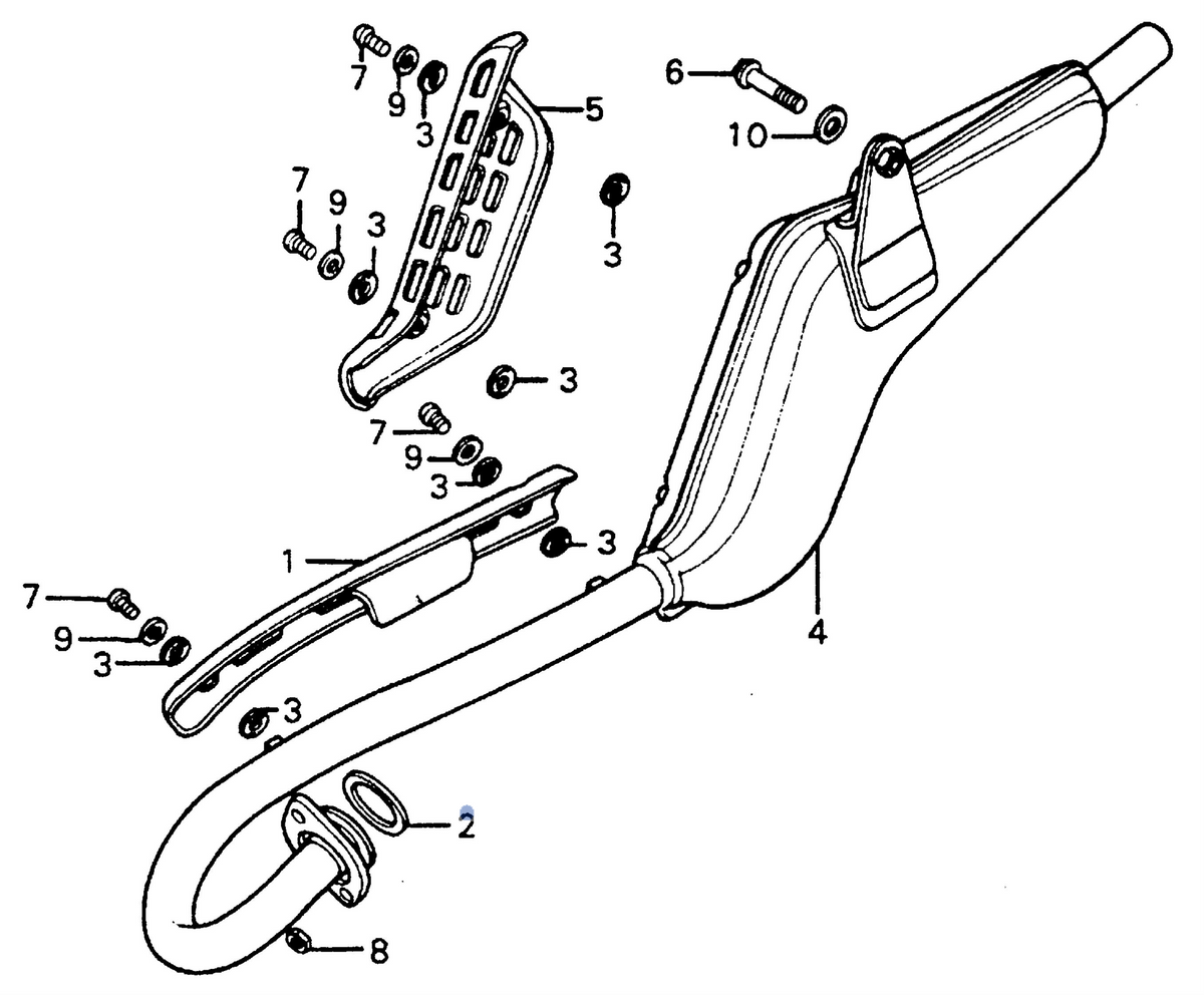 Honda OEM part 18291-028-000