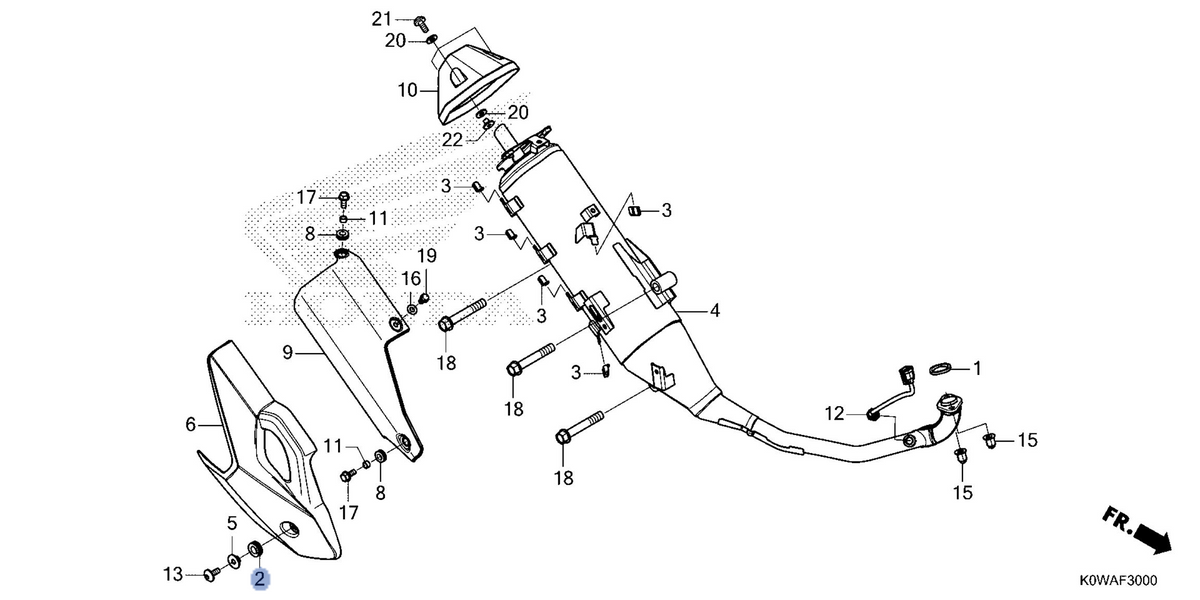 Honda OEM part 18293-HL4-A00
