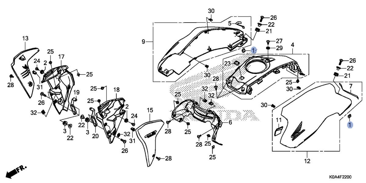 Honda OEM part 18293-KYY-900