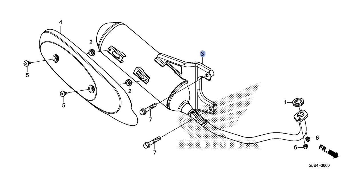 Honda OEM part 18300-GGZ-J03