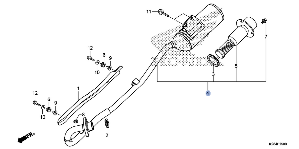 Honda OEM part 18300-K28-305