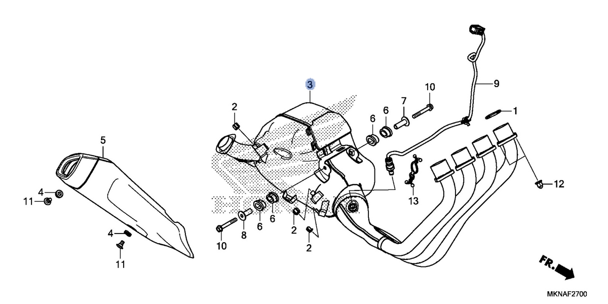 Honda OEM part 18300-MKN-T50