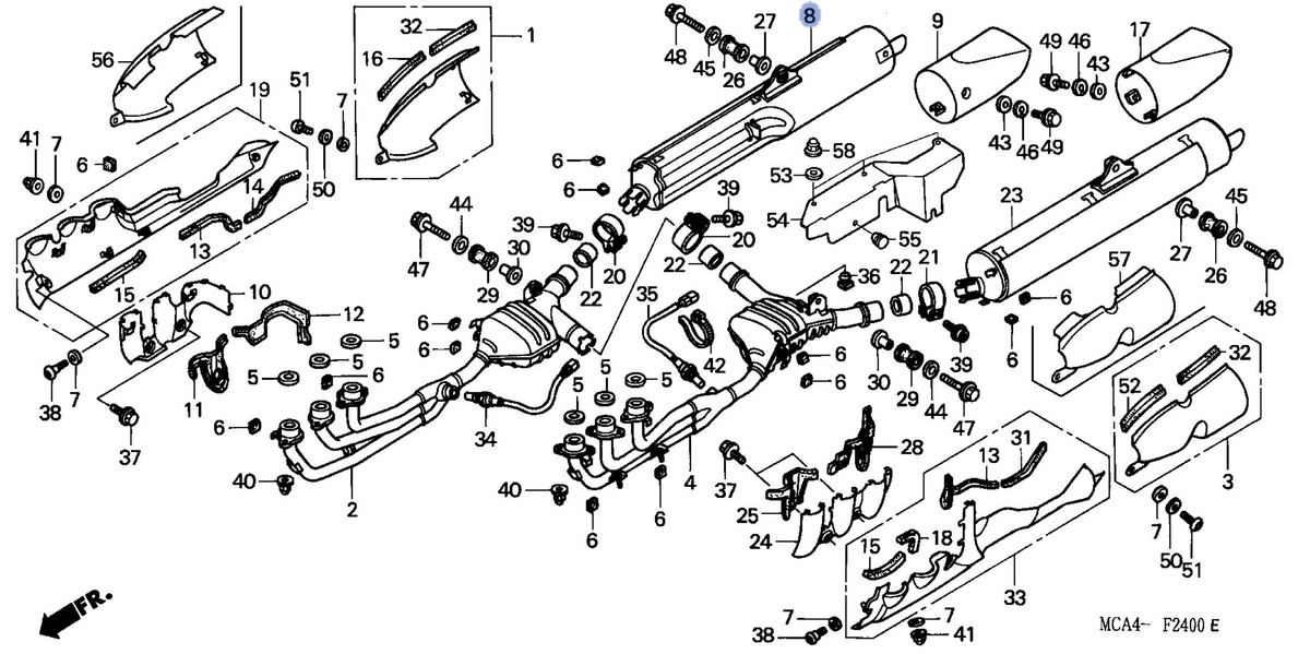 Honda OEM part 18305-MCA-003