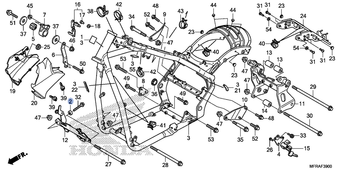 Honda OEM part 18309-GN3-670