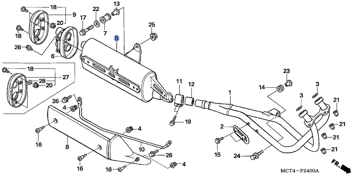 Honda OEM part 18310-MCT-952