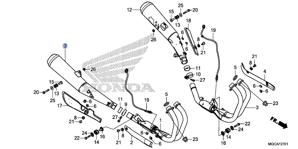 Honda OEM part 18310-MGC-306