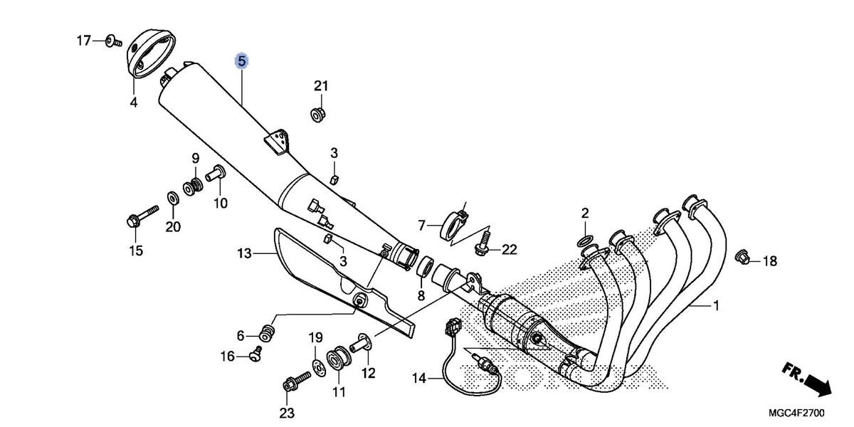Honda OEM part 18310-MGC-D30