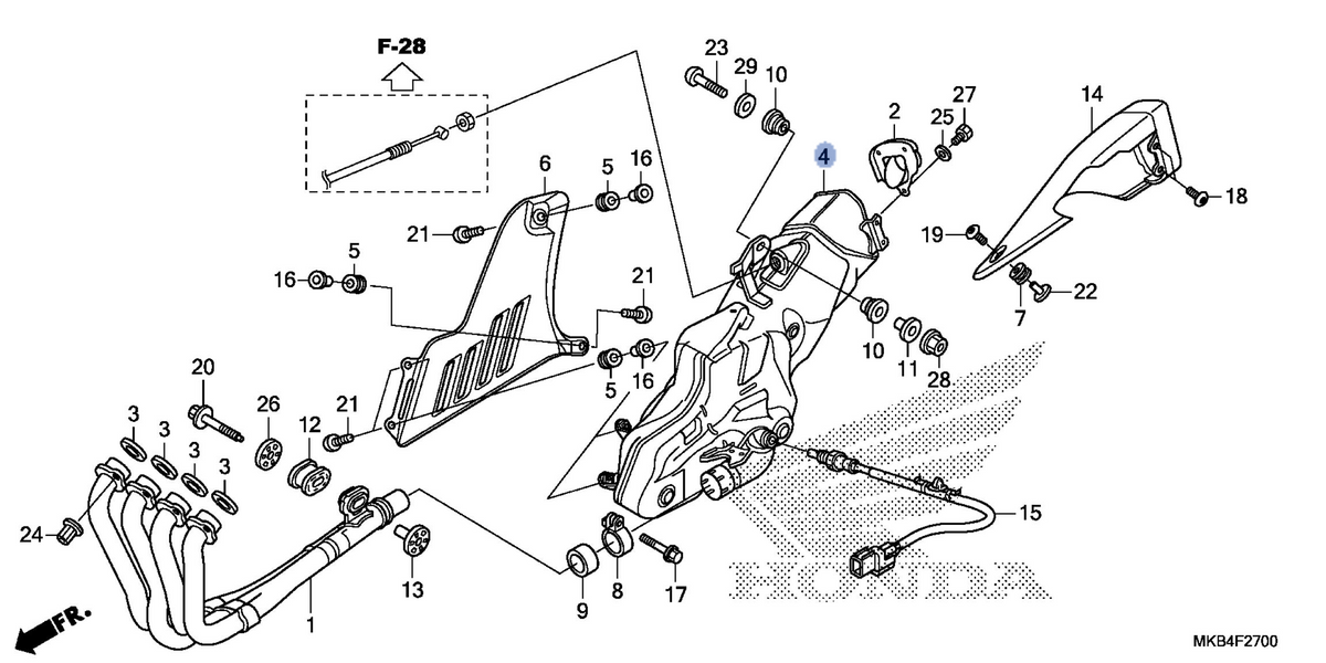 Honda OEM part 18310-MGP-306