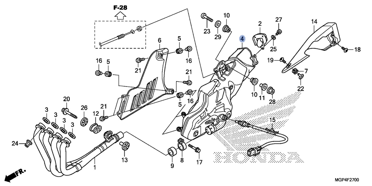 Honda OEM part 18310-MGP-315
