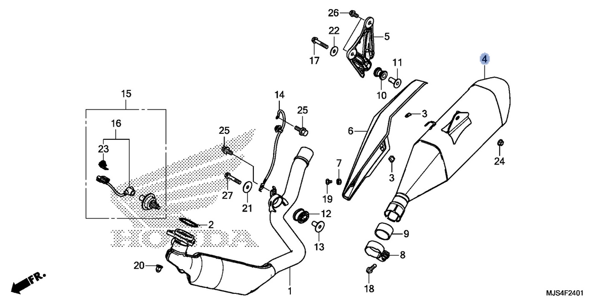 Honda OEM part 18310-MJS-A41