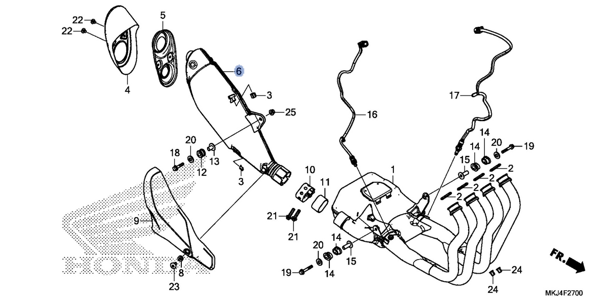 Honda OEM part 18310-MKJ-A01