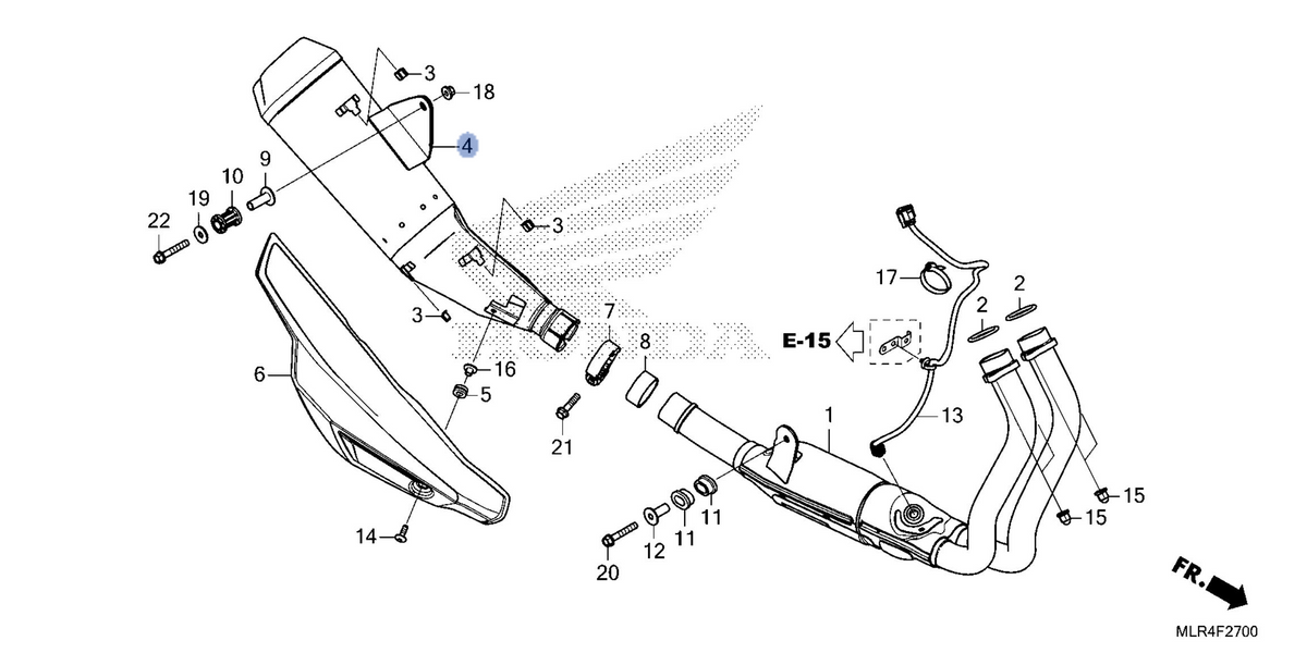 Honda OEM part 18310-MKP-DN1