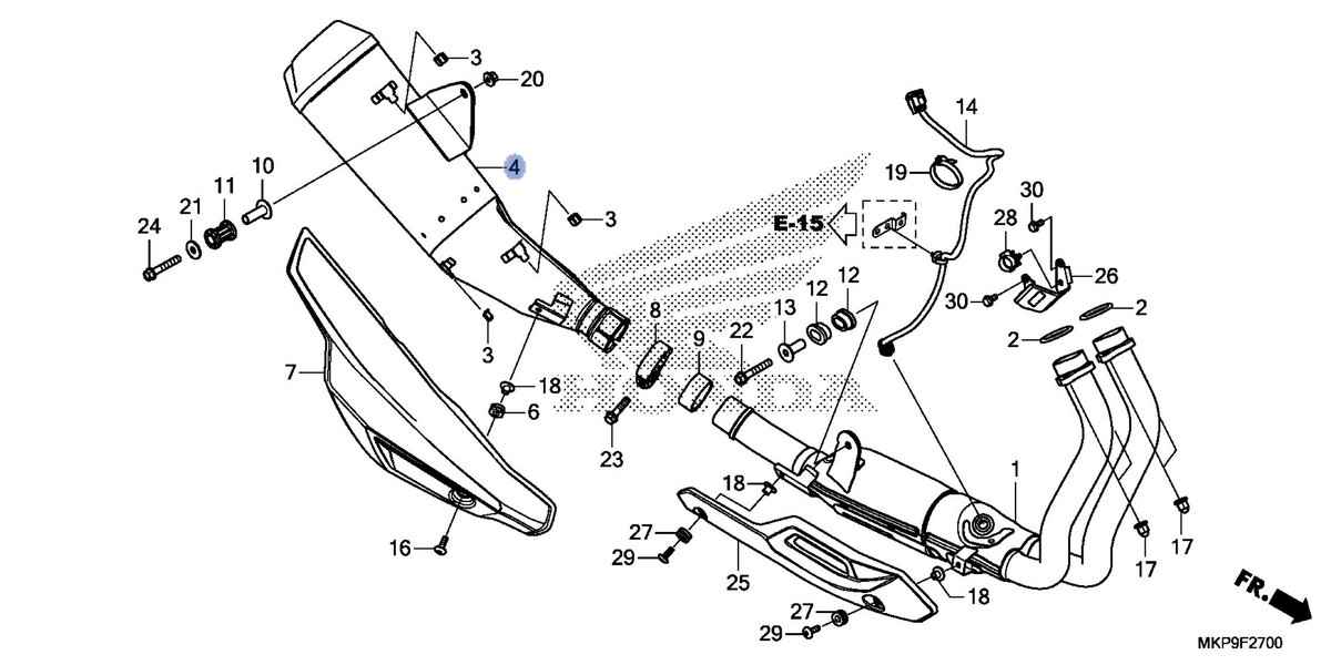 Honda OEM part 18310-MKP-J40