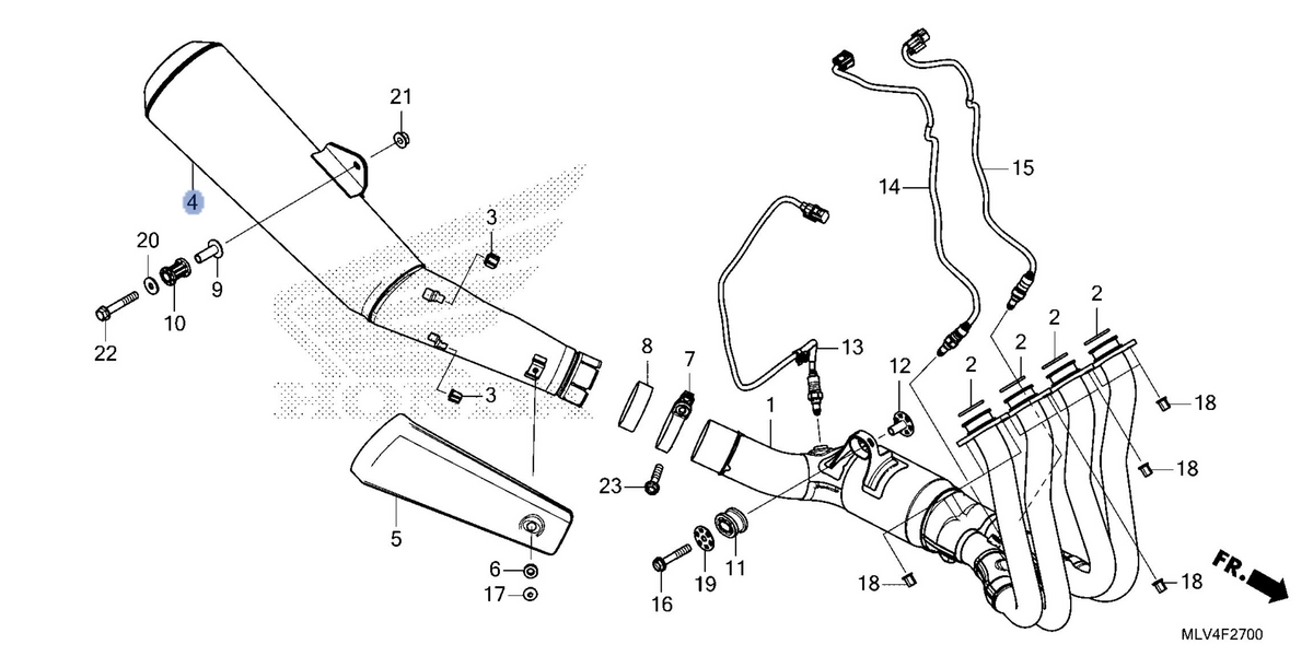 Honda OEM part 18310-MLV-A01
