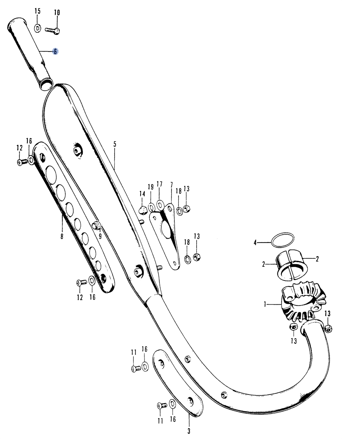 Honda OEM part 18311-077-020