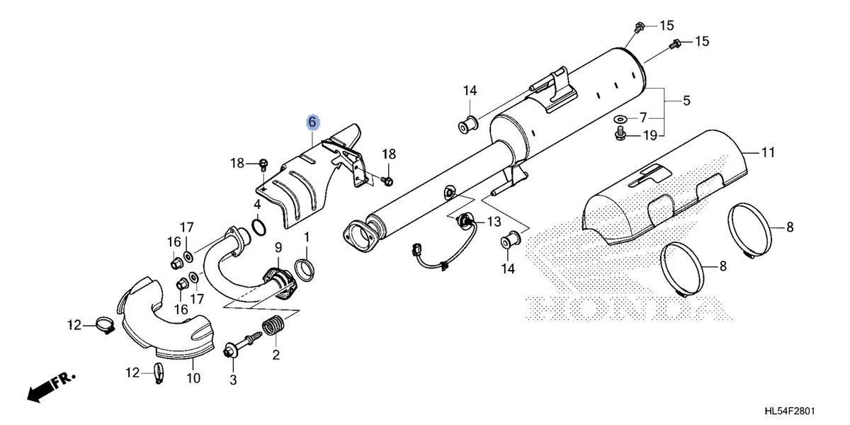 Honda OEM part 18311-HL5-E60