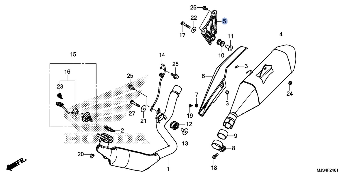 Honda OEM part 18315-MJS-J30