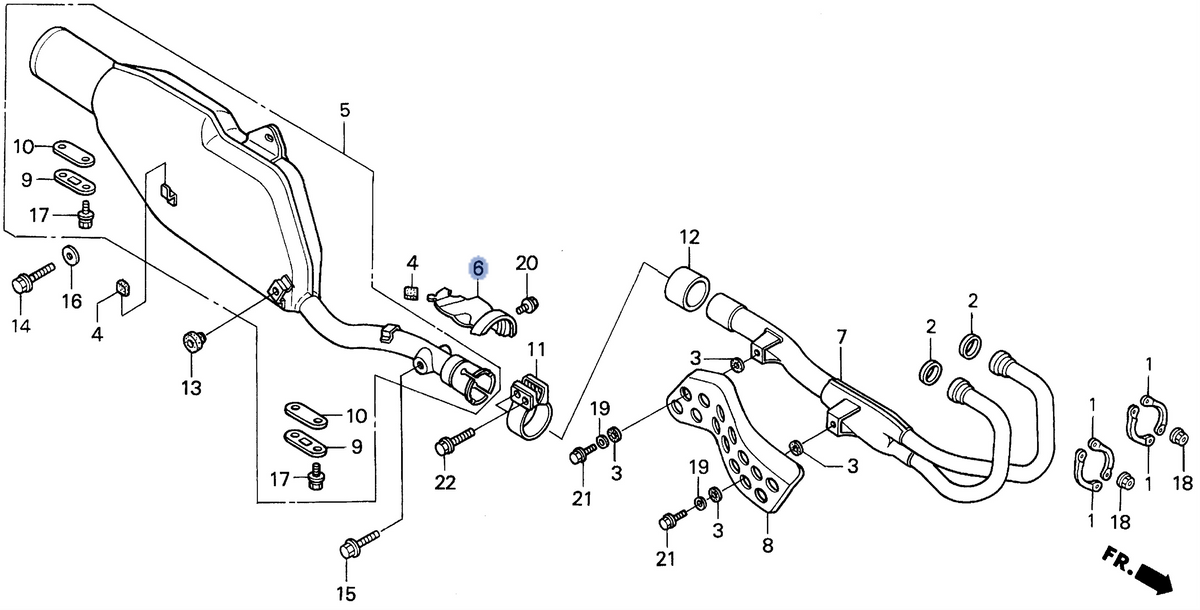 Honda OEM part 18315-MY6-670