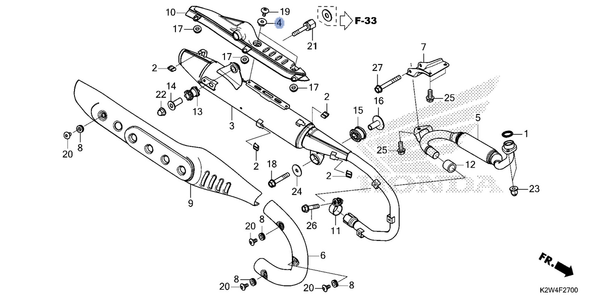 Honda OEM part 18316-K50-T00