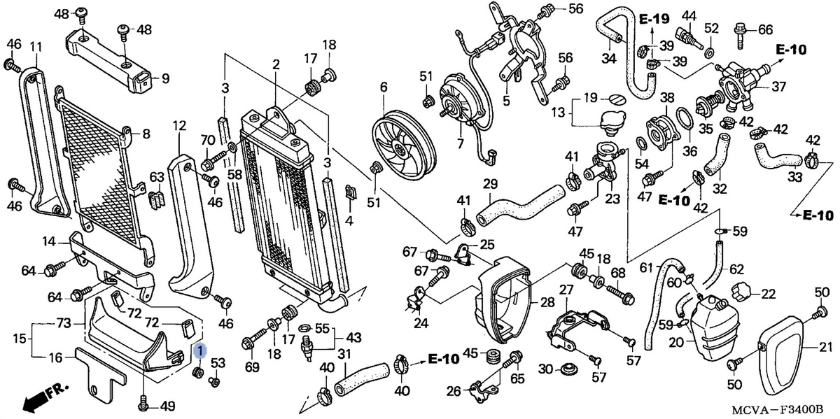 Honda OEM part 18316-KFT-620