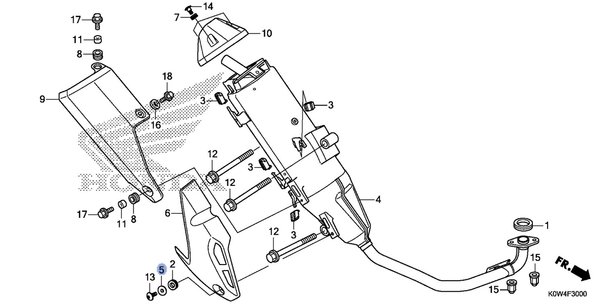 Honda OEM part 18316-KVB-900