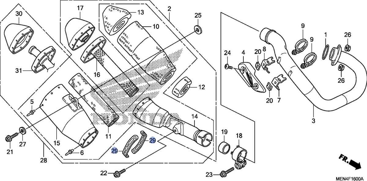 Honda OEM part 18317-MEN-A50