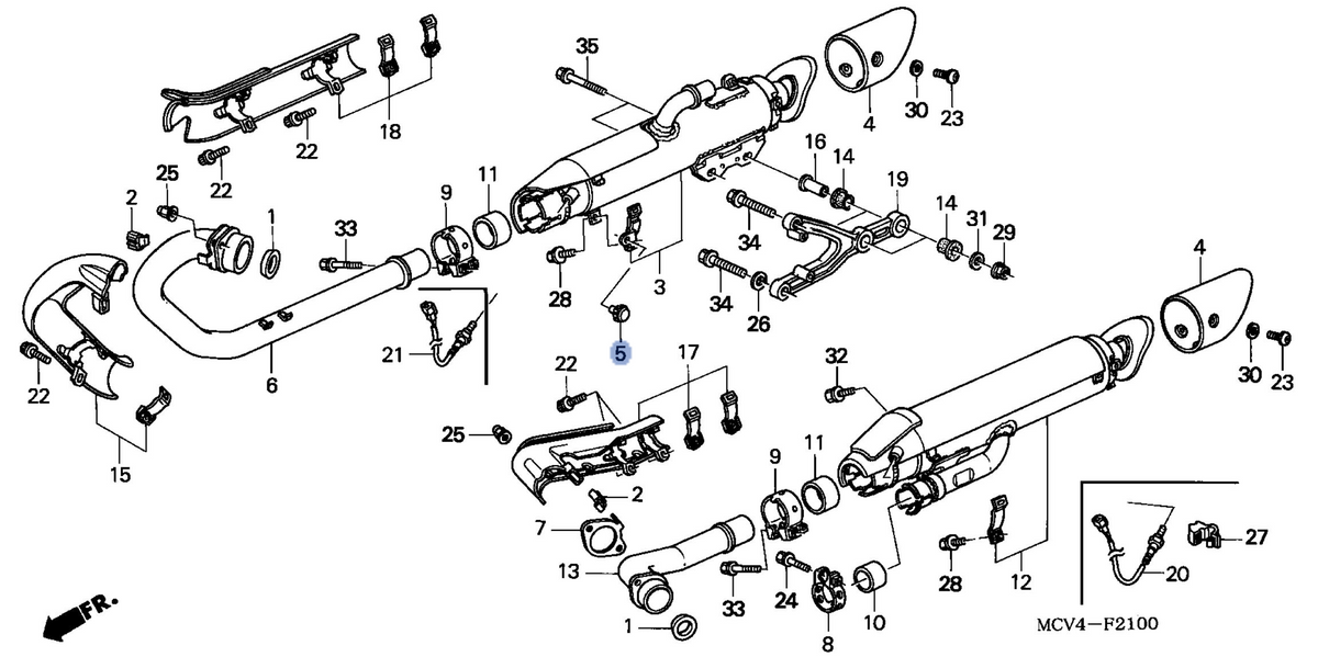 Honda OEM part 18319-MAH-000