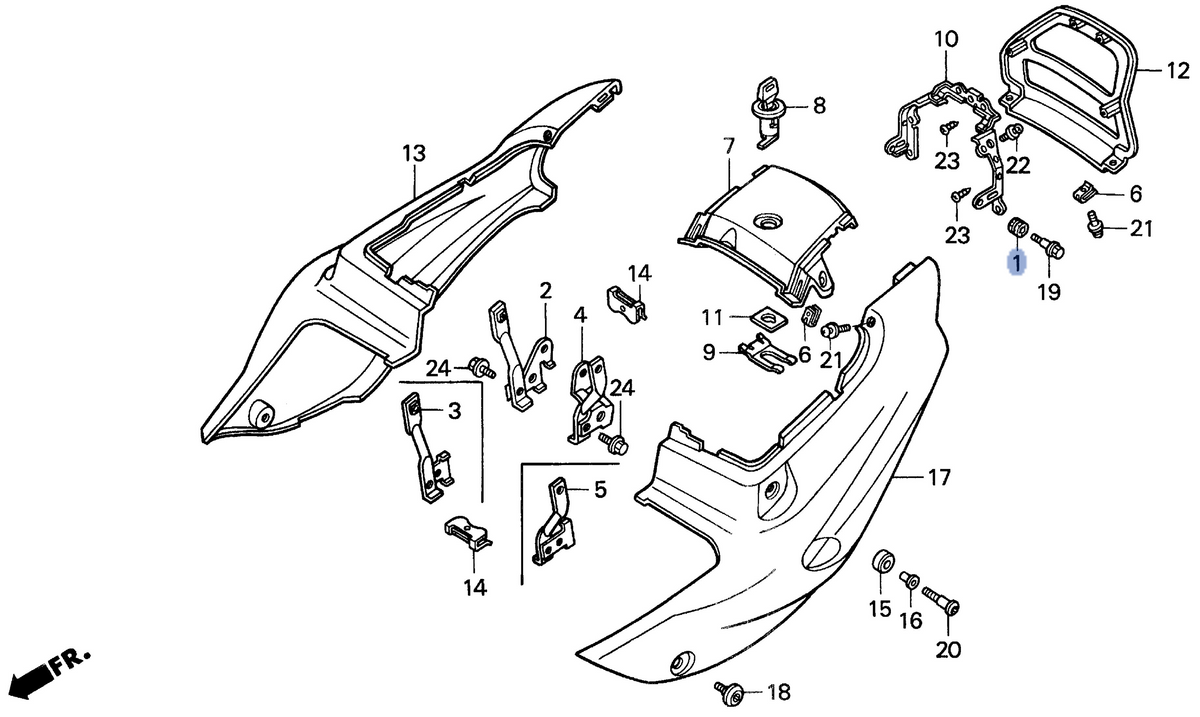 Honda OEM part 18320-196-000
