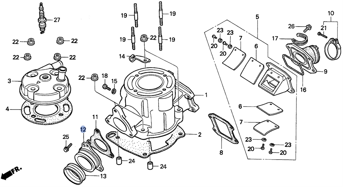 Honda OEM part 18321-GBF-830