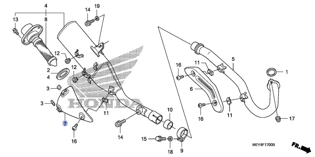 Honda OEM part 18325-MEY-670