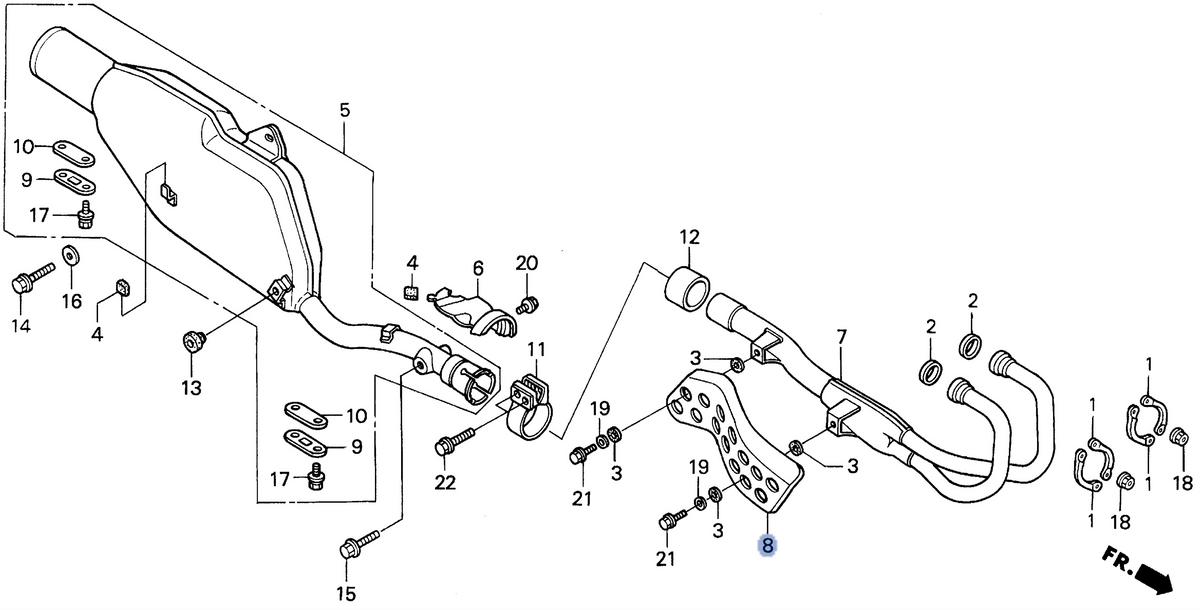 Honda OEM part 18325-MY6-670ZA