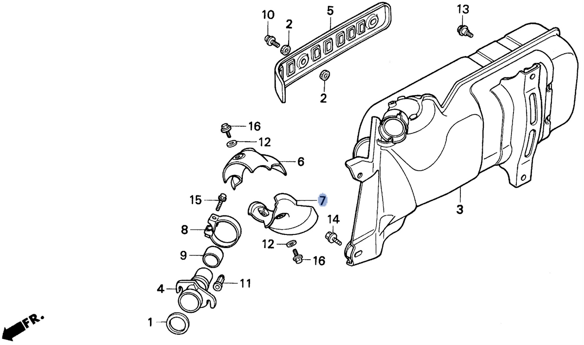 Honda OEM part 18326-KS4-010